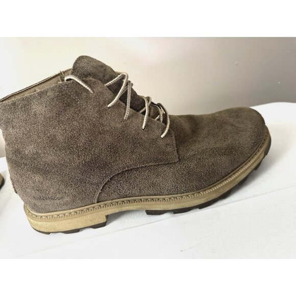 Mens Sorel Chukka Boots 10.5 Green Brown Suede Rugged Outdoors Transitional Gorp - Picture 11 of 16